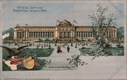 Government Building, 1904 World's Fair - St. Louis Postcard