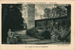 Entrance to the Madagascar Palace, 1931 Paris Colonial Exposition Postcard