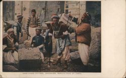 Arab Stone Cutters, Jerusalem Postcard