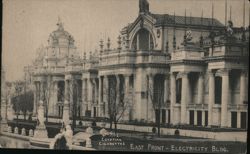 East Front - Electricity Building Postcard