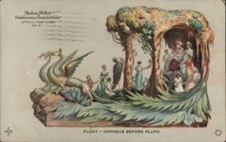 Orpheus Before Pluto Float, 1909 Hudson-Fulton Celebration Postcard