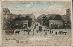 Potsdamerplatz, Leizigerstr. Berlin Postcard