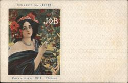 JOB Cigarette Rolling Papers Postcard