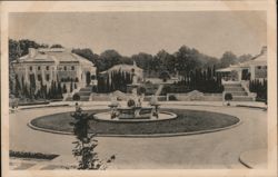 Fountain and Gardens at the 1915 Panama-Pacific International Exposition Postcard