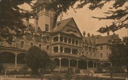 Paso Robles Hot Springs Hotel, Cal. Postcard