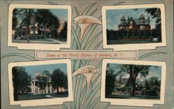 Some of the Pretty Homes Postcard