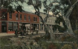 The Bank Corner, New Smyrna, FL Postcard