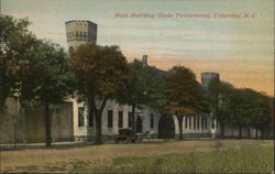 Main Building, State Penitentiary, Columbia, SC Postcard