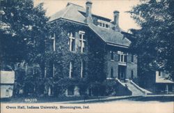 Owen Hall, Indiana University Postcard