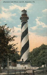 Anastasia Light House, near St. Augustine, Fla. Postcard