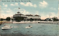 Belle Haven Inn, View From the Bay, Sarasota, Florida Postcard