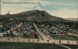 Mount Helena from State Capitol, Helena, MT Postcard