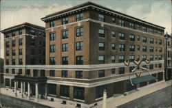 Colonial Hotel, Springfield, MO Postcard