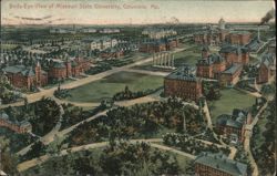 Bird's-Eye View of Missouri State University, Columbia Postcard