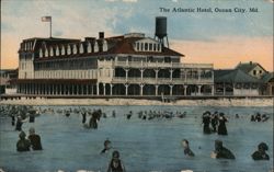 The Atlantic Hotel, Ocean City, MD Postcard