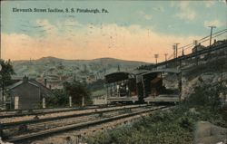 Eleventh Street Incline, S. Pittsburgh, PA Postcard