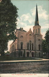 First Presbyterian Church, Delaware, Ohio Postcard