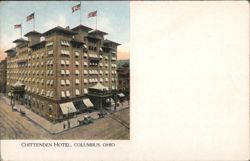 Chittenden Hotel, Columbus, OH Postcard