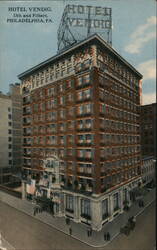 Hotel Vendig, 13th and Filbert Streets, Philadelphia, PA Postcard