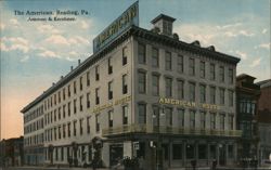 American House, Reading, PA Postcard