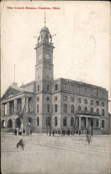 The Court House, Canton, Ohio Postcard