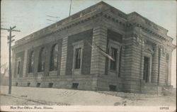 New Post Office, Paris, Illinois Postcard