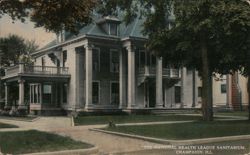 National Health League Sanitarium, Champaign, IL Postcard