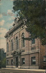 Masonic Temple, Freeport, IL Postcard