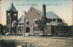 First Presbyterian Church, East St. Louis, IL Postcard