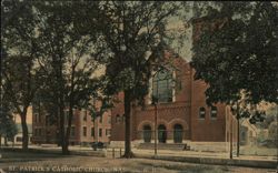 St. Patrick's Catholic Church, Nashua, NH Postcard