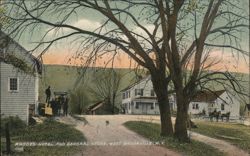 Rhodes Hotel and General Store, West Brookville, NY Postcard