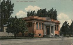 Tulare Public Library, Tulare, CA Postcard