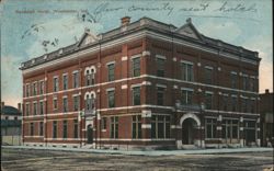 Randolph Hotel, Winchester, Indiana Postcard