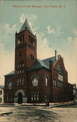 Church of the Messiah, Fort Plain, NY Postcard