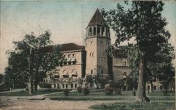 Riverside, Illinois High School Postcard