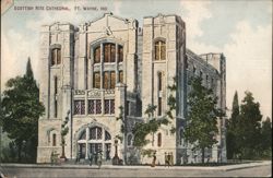 Scottish Rite Cathedral, Ft. Wayne, Indiana Postcard