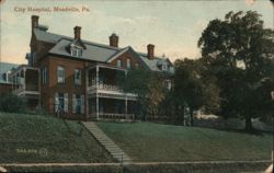 City Hospital, Meadville, PA Postcard