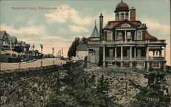 Boulevard Loop, Weehawken, NJ Postcard