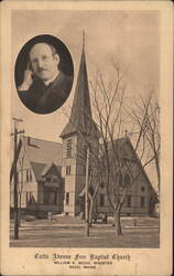 Cutts Avenue Free Baptist Church, Saco, Maine Postcard