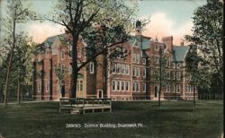 Searles Science Building, Brunswick ME Postcard