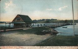 Pier at Camp Ellis, Maine Postcard