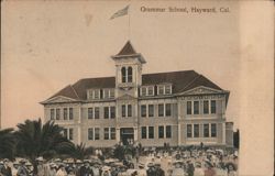 Hayward Grammar School, Hayward, CA Postcard