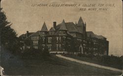 Lutheran Ladies Seminary, Red Wing, MN Postcard