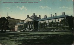 Massachusetts General Hospital, Boston, Mass. Postcard