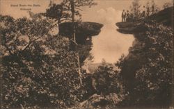 Stand Rock - the Dells, Kilbourn Postcard