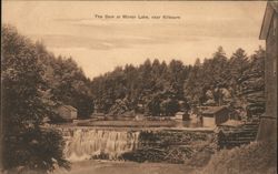 The Dam at Mirror Lake, near Kilbourn Postcard