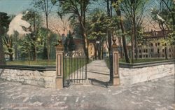 Entrance to Dickinson College, Carlisle, PA Postcard