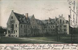 Grafton Hall Inner Court, Fond du Lac, WI Postcard