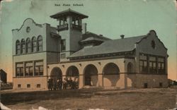 San Juan School Postcard