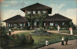 The Observatory, Downing Park, Newburgh, NY Postcard